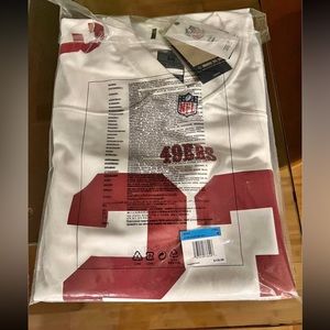 Nike 49ers Away Jersey Christian McCaffrey Size Medium
